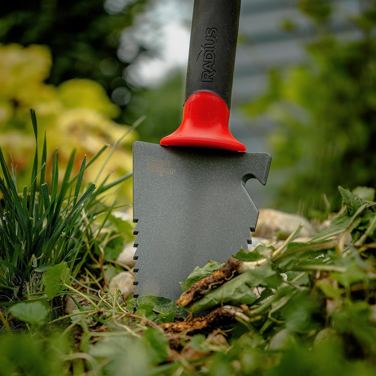 Root Slayer 16011 Heavy Duty Garden Trowel, Red