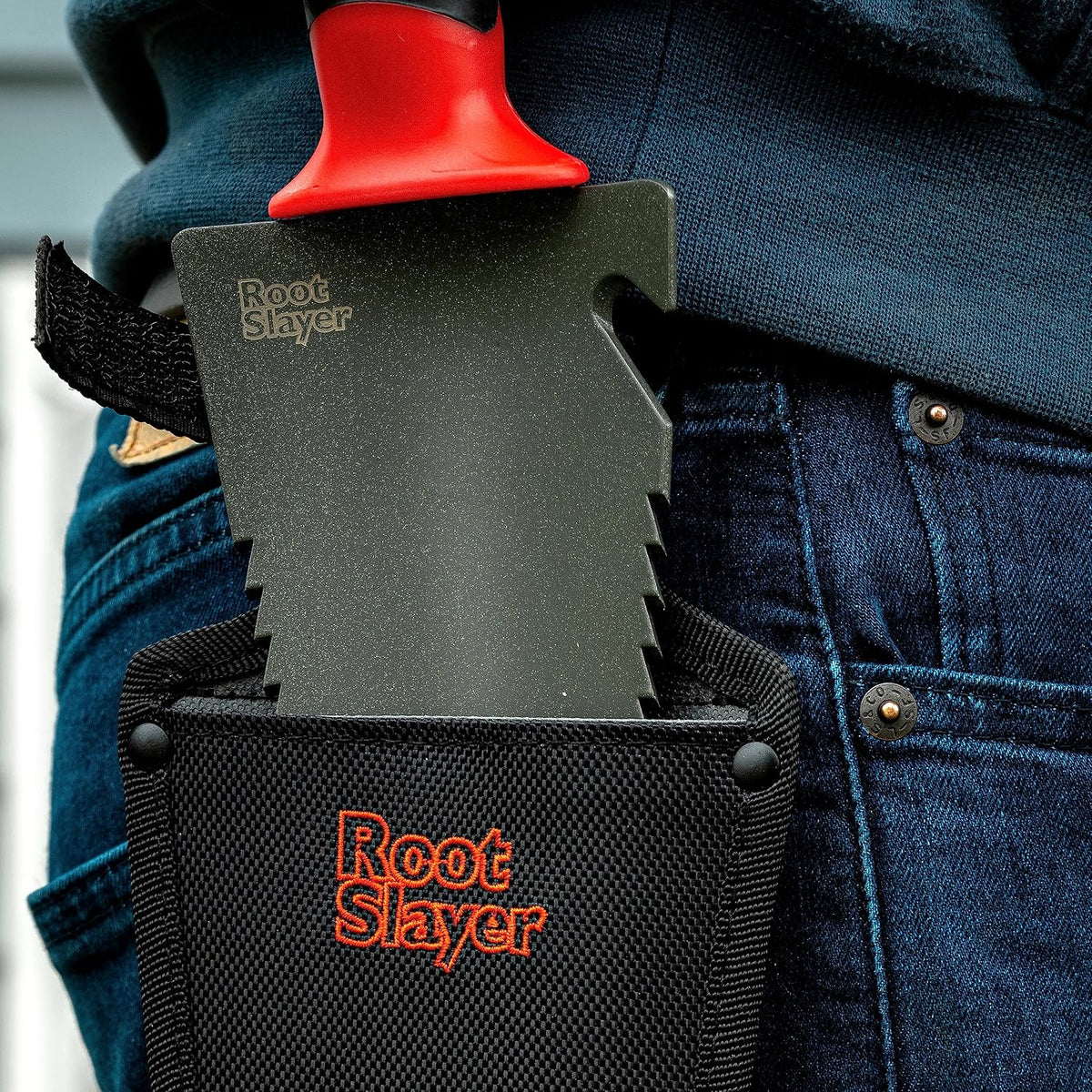 Root Slayer 16011 Heavy Duty Garden Trowel, Red