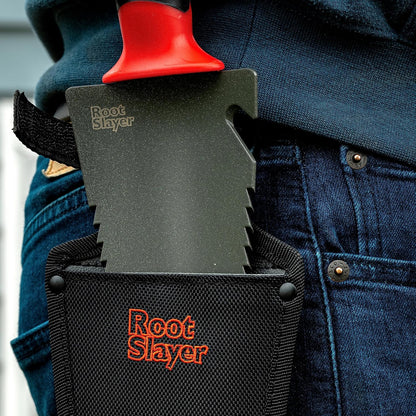 Root Slayer 16011 Heavy Duty Garden Trowel, Red