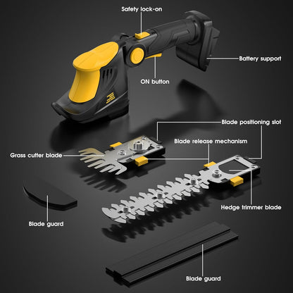 Hedge Trimmer Cordless for DEWALT 20V MAX Battery,(Battery Not Included)
