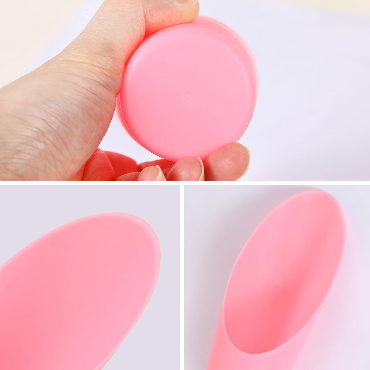 2 Pcs Bonsai Soil Scoops, 6.4in Long Plastic Cups Garden Soil Scoops Small Gardening Tool Colorful Bucket Shovel Mini Potting Scoopers Bonsai Tool for Plant Flower Succulent