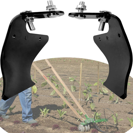 Wheel Hoe Plow Set Fits Planet Jr. & Other Models Left Right Blades