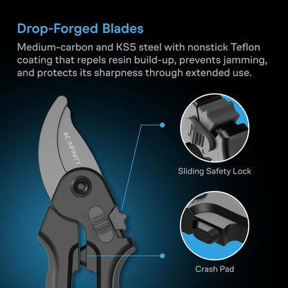 6.6” Stainless Steel Pruning Shear 2-Pack.
