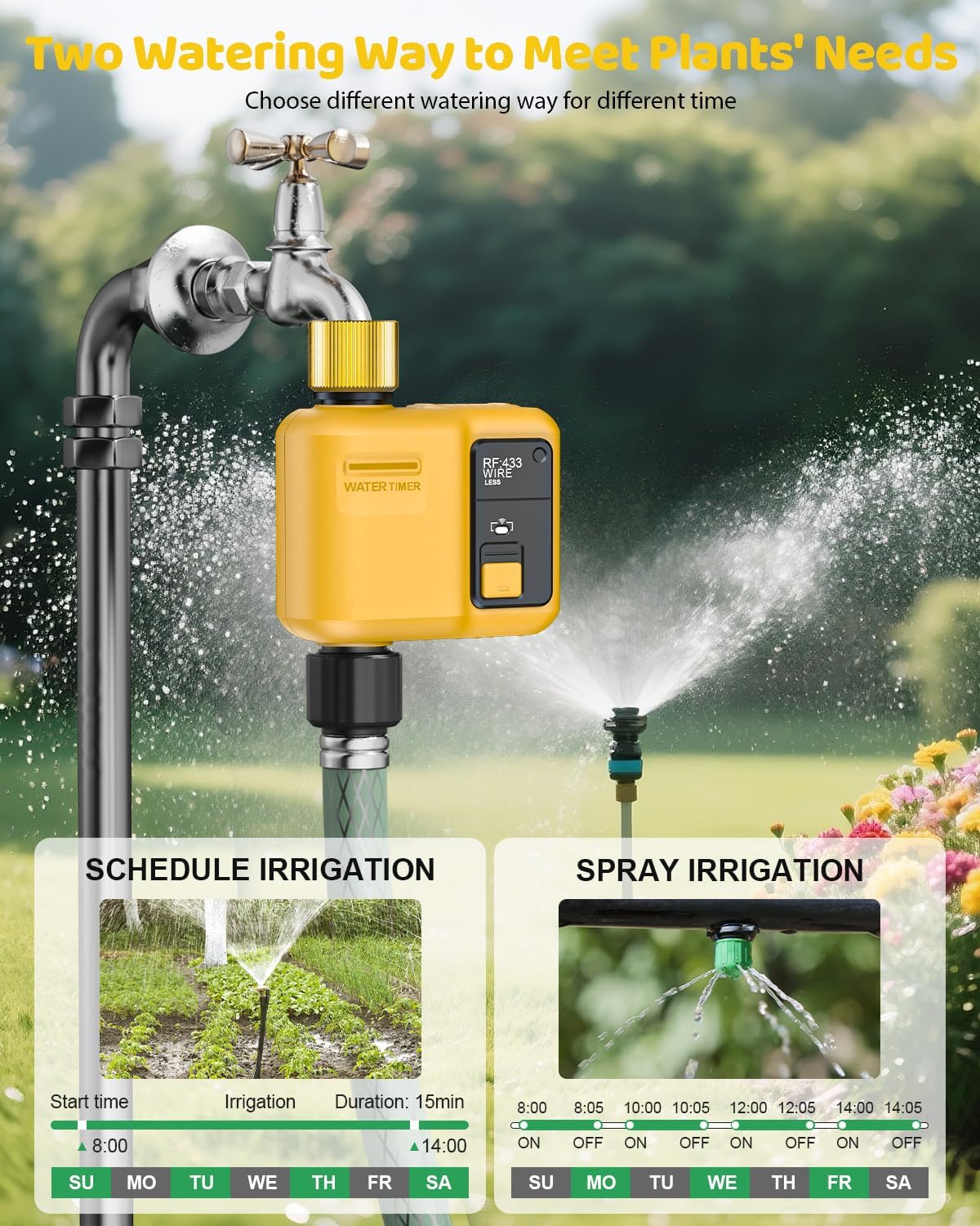WiFi Water Timer 1 Zone for Garden Hose