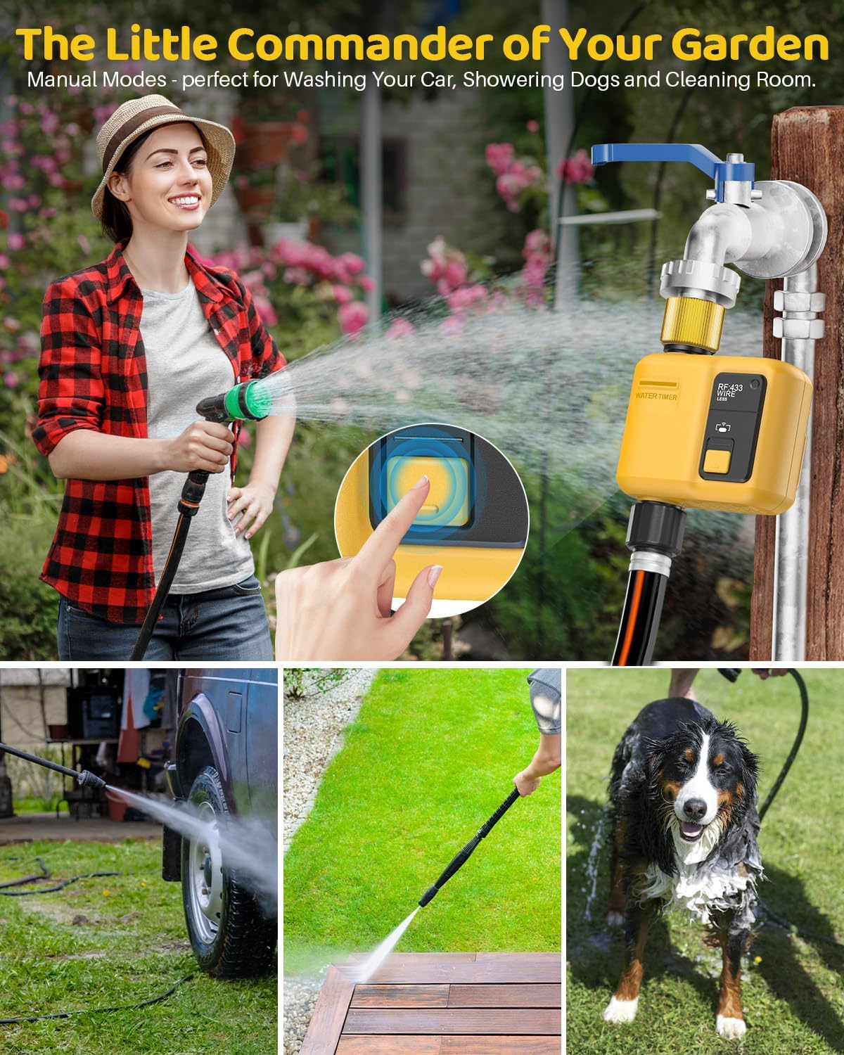 WiFi Water Timer 1 Zone for Garden Hose