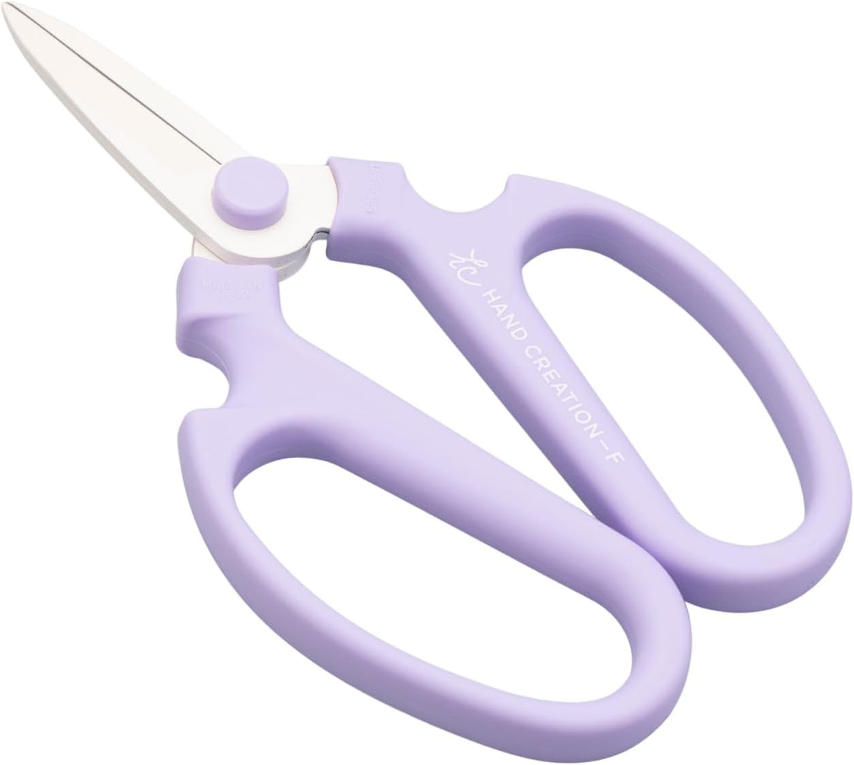 Japanese Floral Scissors – SAKAGEN Hand Creation Flower Shears for Floral Design, Ikebana & Gardening, Made in Japan, Large Size Model F-180 (Moss Green)