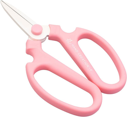 Japanese Floral Scissors – SAKAGEN Hand Creation Flower Shears for Floral Design, Ikebana & Gardening, Made in Japan, Large Size Model F-180 (Moss Green)