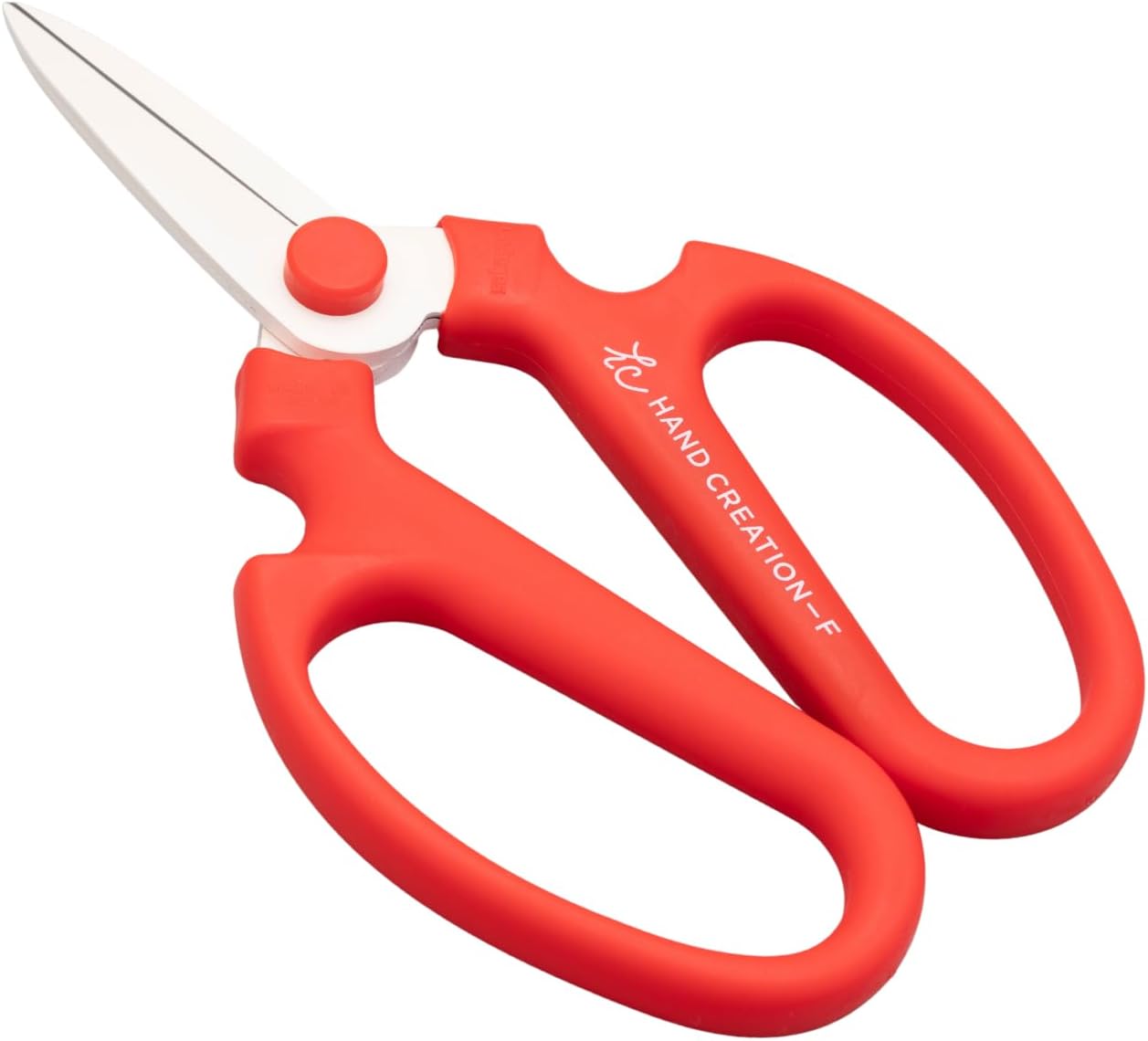 Japanese Floral Scissors – SAKAGEN Hand Creation Flower Shears for Floral Design, Ikebana & Gardening, Made in Japan, Large Size Model F-180 (Moss Green)