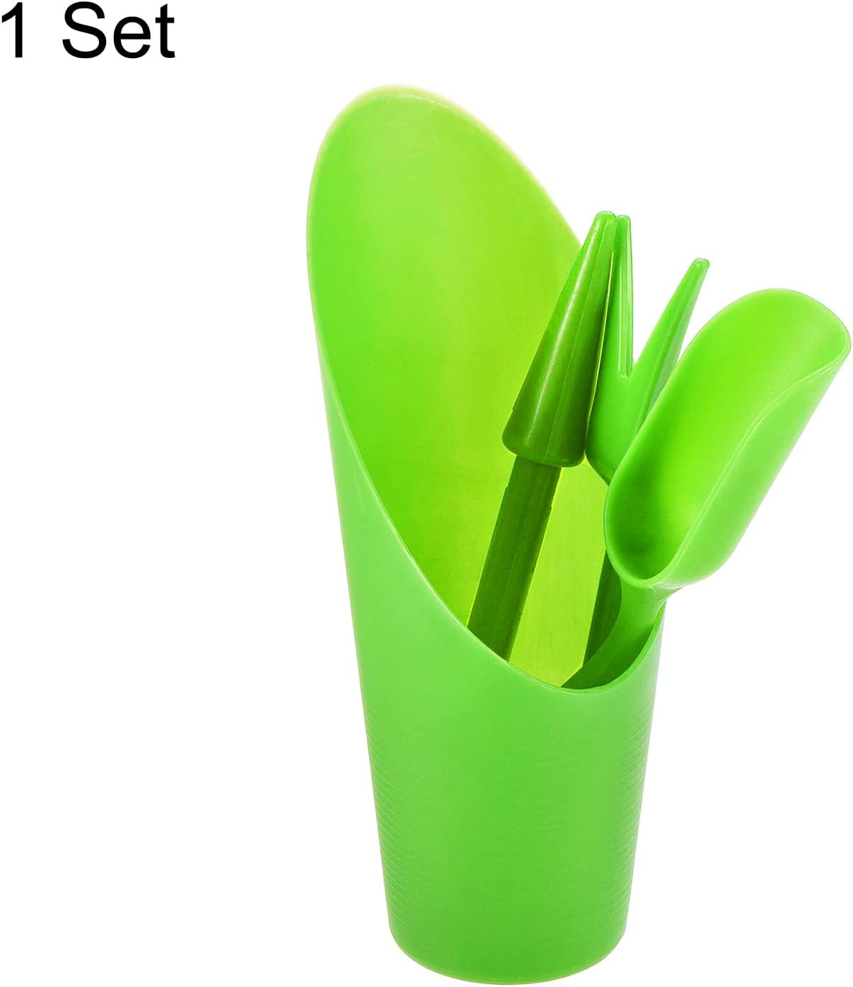 Garden Shovel Hand Tools Transplanting Succulent Cultivation Digging Scoops Kits, Green