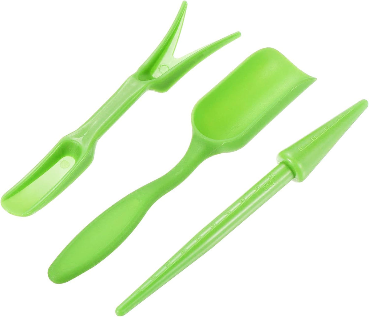 Garden Shovel Hand Tools Transplanting Succulent Cultivation Digging Scoops Kits, Green