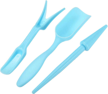 Garden Shovel Hand Tools Transplanting Succulent Cultivation Digging Scoops Kits, Green