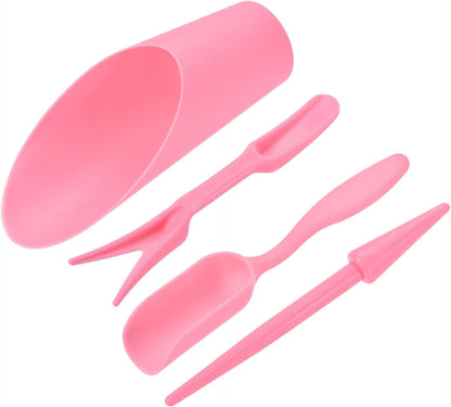 Garden Shovel Hand Tools Transplanting Succulent Cultivation Digging Scoops Kits, Green