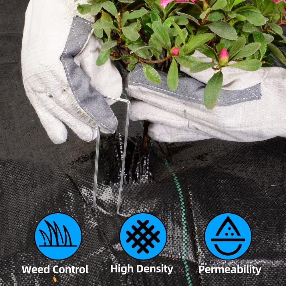 3FT x 50FT Weed Barrier Landscape Fabric Heavy Duty
