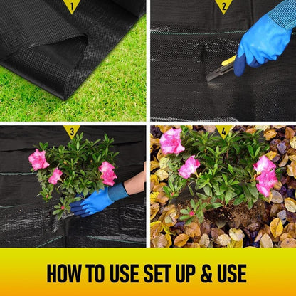 3FT x 50FT Weed Barrier Landscape Fabric Heavy Duty