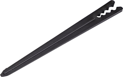 381025B 1/8-Inch - 1/4-Inch Heavy-Duty Tubing Support Stake for Drip Irrigation Supply Tubing and Drip Systems, 6-Inch Long, Plastic, 25-Pack, Black