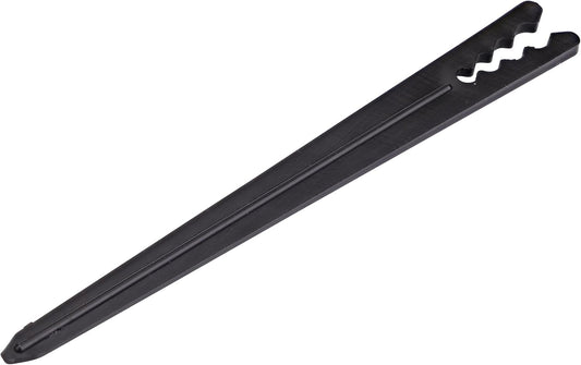 381025B 1/8-Inch - 1/4-Inch Heavy-Duty Tubing Support Stake for Drip Irrigation Supply Tubing and Drip Systems, 6-Inch Long, Plastic, 25-Pack, Black