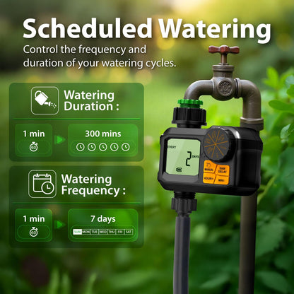 Sprinkler Timer: Hose Water Timer Programmable for Outdoor Garden, Watering