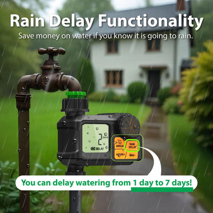 Sprinkler Timer: Hose Water Timer Programmable for Outdoor Garden, Watering