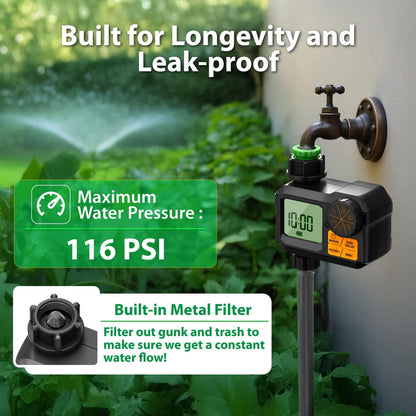 Sprinkler Timer: Hose Water Timer Programmable for Outdoor Garden, Watering