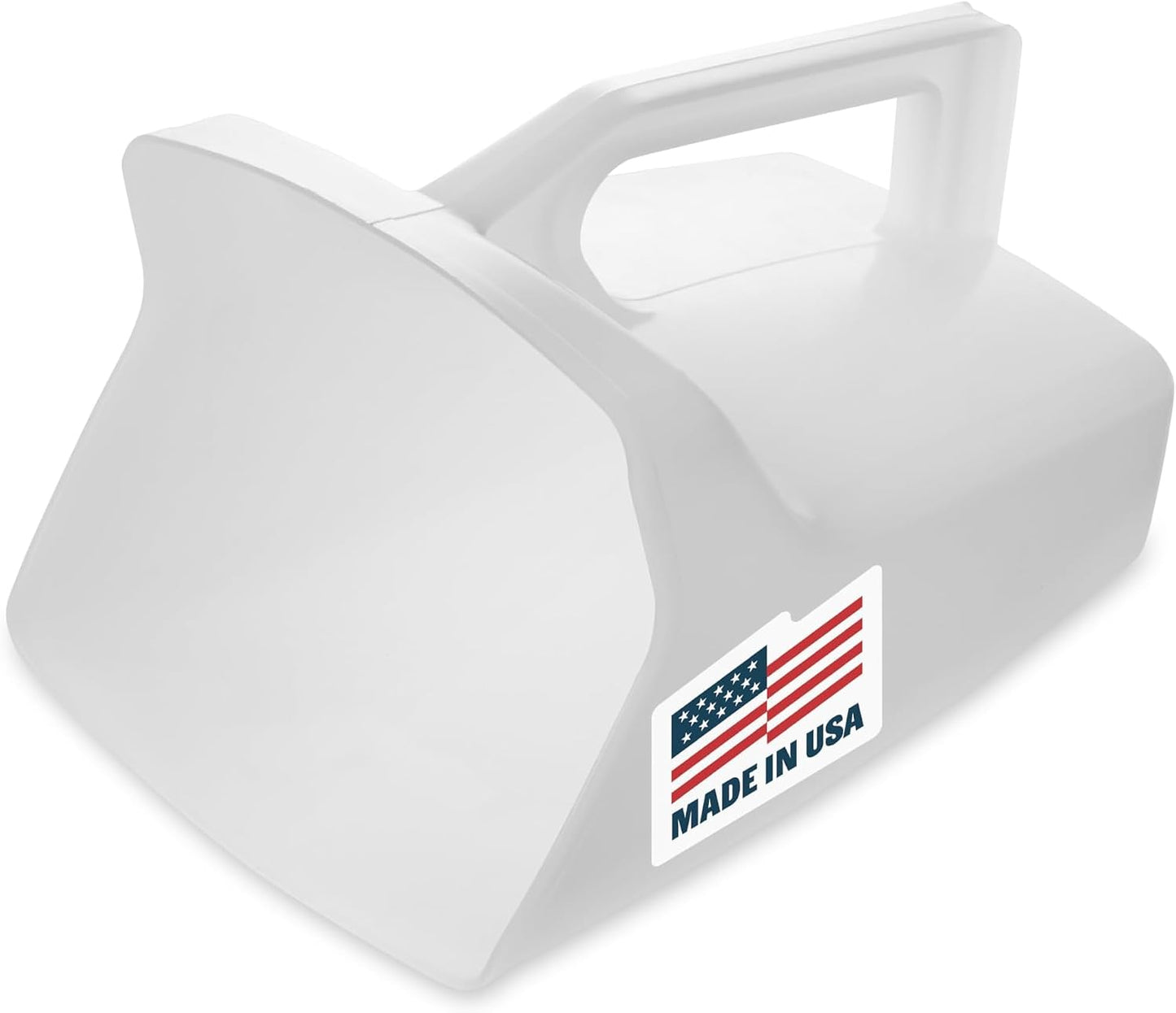 Food Service Utility Scoop, 64-Ounce, White, for Ice/Bar and Ingredient Use in Restaurant/Kitchen