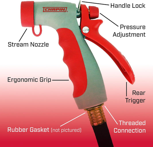 4693 High-Temp Hot Water Pistol Grip Spray Nozzle
