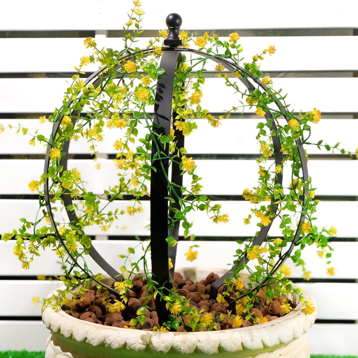 18x22in Metal Obelisk Trellis for Outdoor Garden,Ideal for Vines
