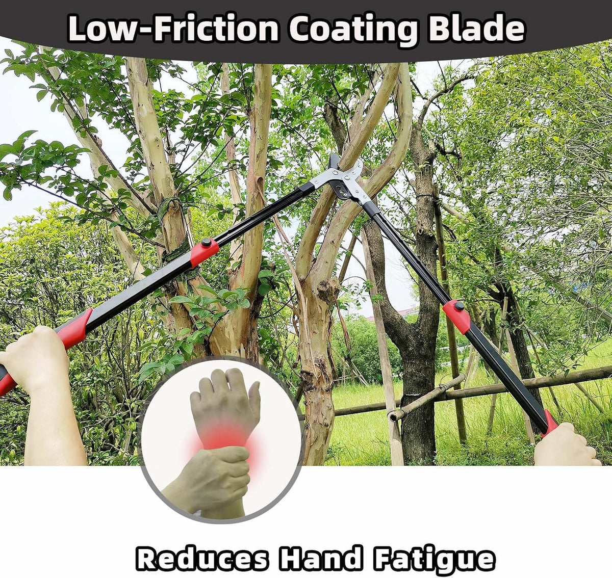 3-Piece Garden Tool Set, Loppers, Hedge Clippers and Garden Shears