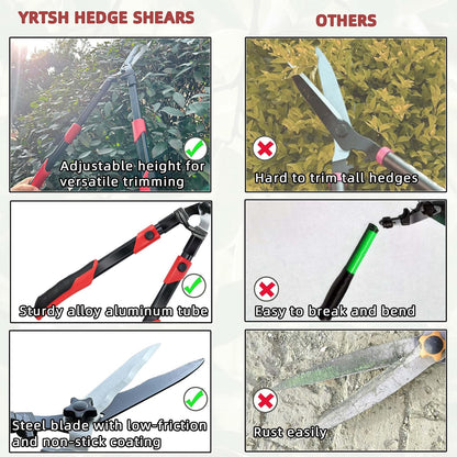 3-Piece Garden Tool Set, Loppers, Hedge Clippers and Garden Shears
