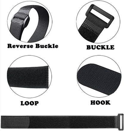 10 Pack(20x1 Inch) Reusable Fastening Cable Straps,Cinch Straps