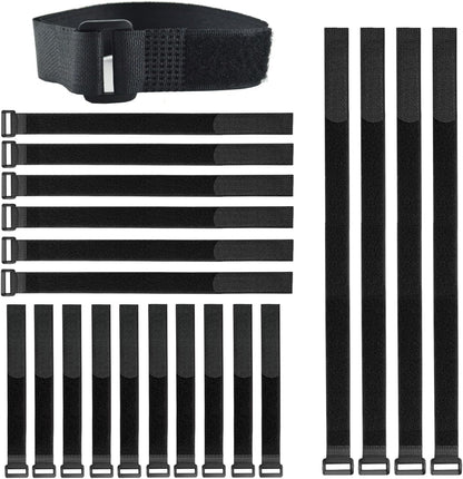 10 Pack(20x1 Inch) Reusable Fastening Cable Straps,Cinch Straps