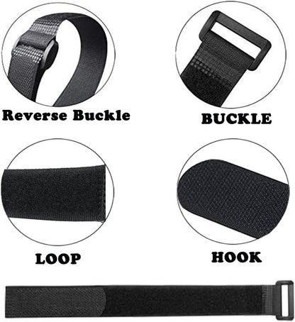 10 Pack(20x1 Inch) Reusable Fastening Cable Straps,Cinch Straps