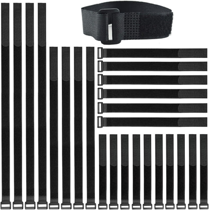 10 Pack(20x1 Inch) Reusable Fastening Cable Straps,Cinch Straps