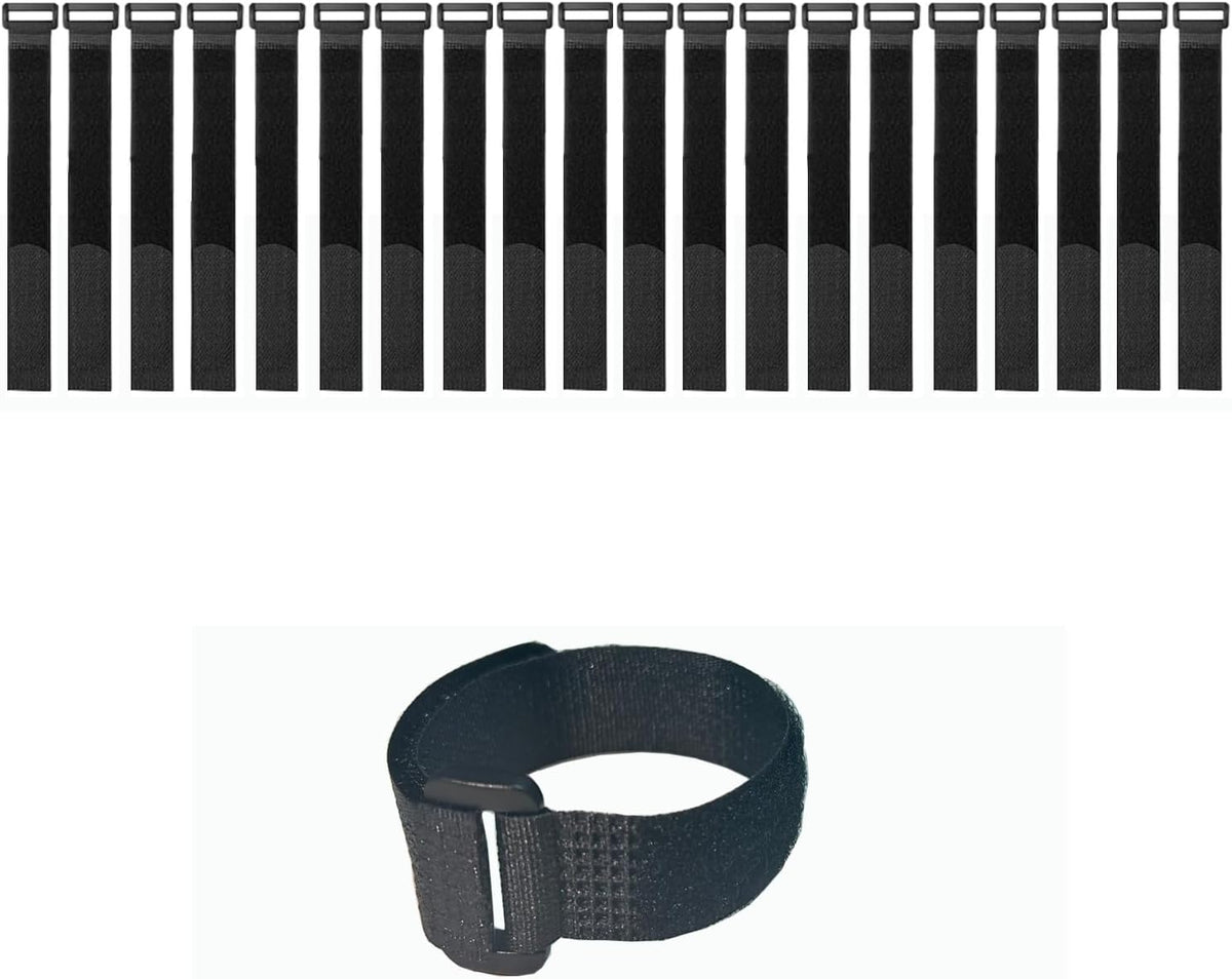10 Pack(20x1 Inch) Reusable Fastening Cable Straps,Cinch Straps