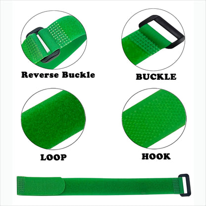 10 Pack(20x1 Inch) Reusable Fastening Cable Straps,Cinch Straps