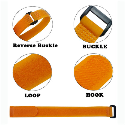 10 Pack(20x1 Inch) Reusable Fastening Cable Straps,Cinch Straps