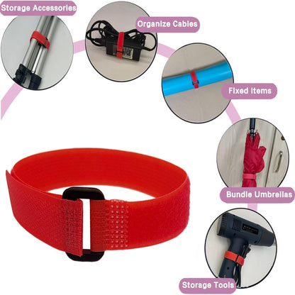 10 Pack(20x1 Inch) Reusable Fastening Cable Straps,Cinch Straps
