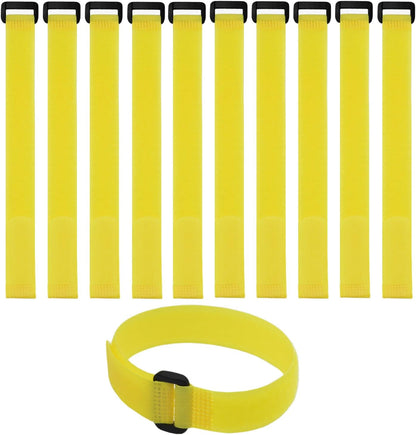 10 Pack(20x1 Inch) Reusable Fastening Cable Straps,Cinch Straps