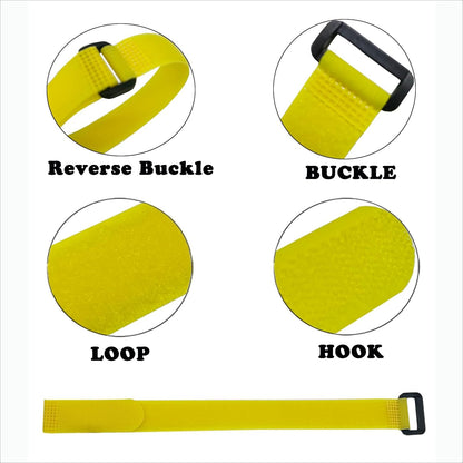 10 Pack(20x1 Inch) Reusable Fastening Cable Straps,Cinch Straps