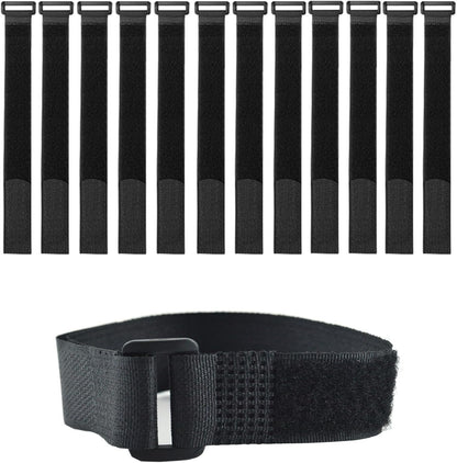 10 Pack(20x1 Inch) Reusable Fastening Cable Straps,Cinch Straps