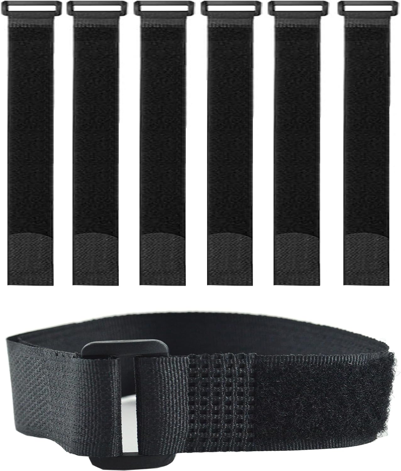 10 Pack(20x1 Inch) Reusable Fastening Cable Straps,Cinch Straps