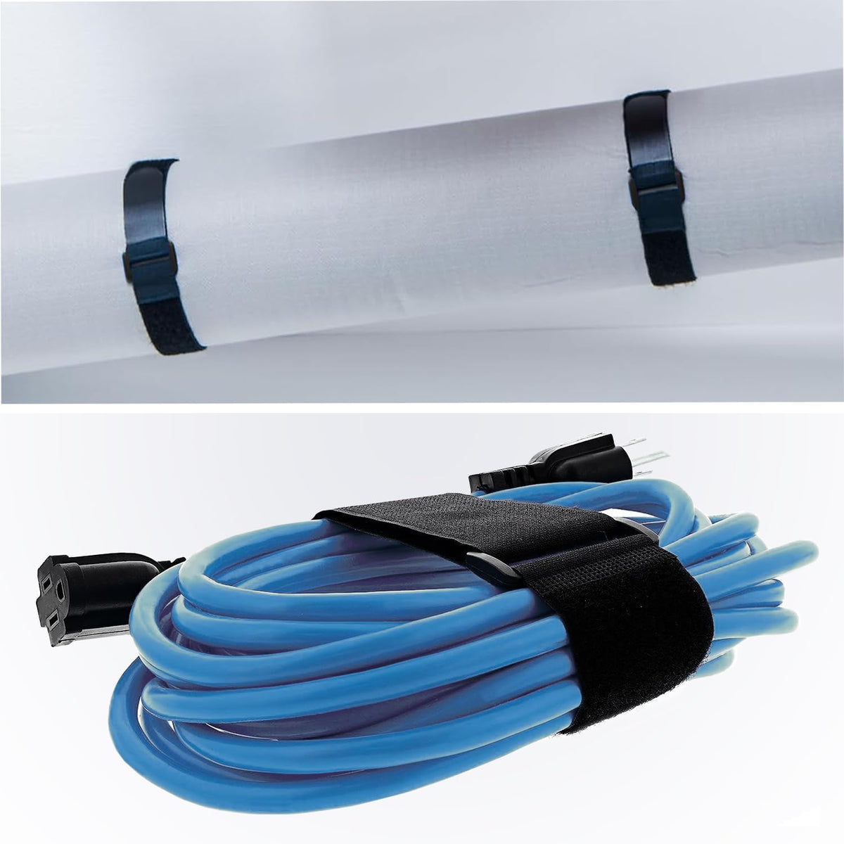 10 Pack(20x1 Inch) Reusable Fastening Cable Straps,Cinch Straps