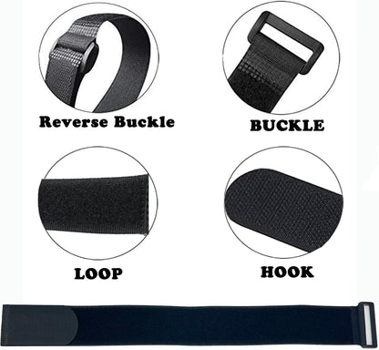 10 Pack(20x1 Inch) Reusable Fastening Cable Straps,Cinch Straps