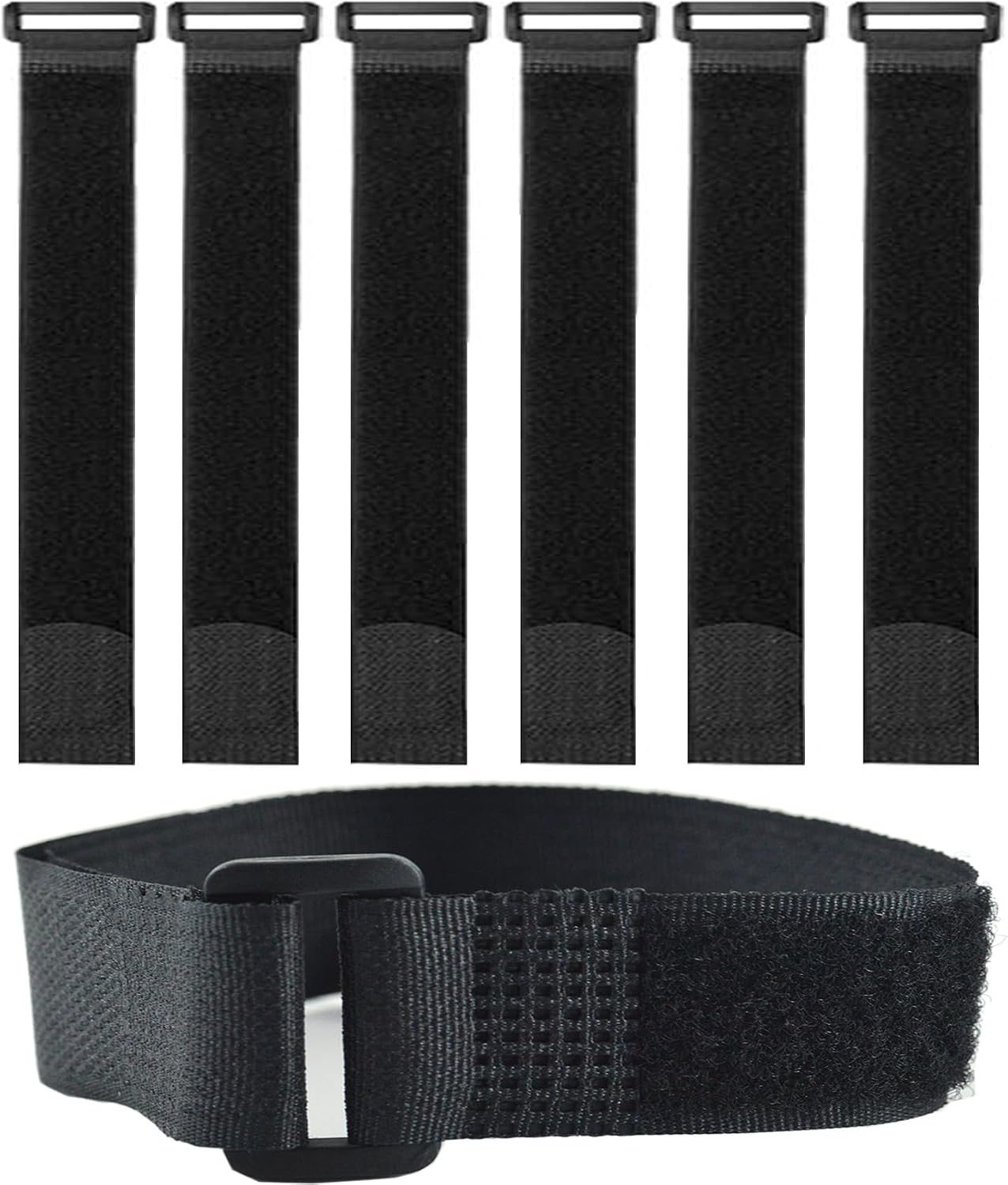 10 Pack(20x1 Inch) Reusable Fastening Cable Straps,Cinch Straps