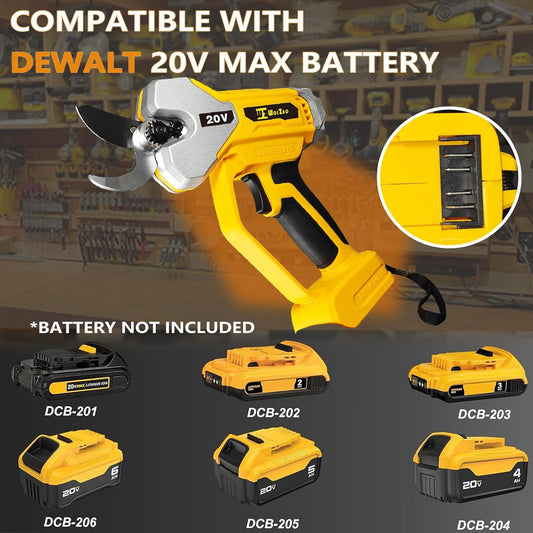 Electric Pruning Shears for DeWalt 20V Battery,2 Inch(Battery Not Included)