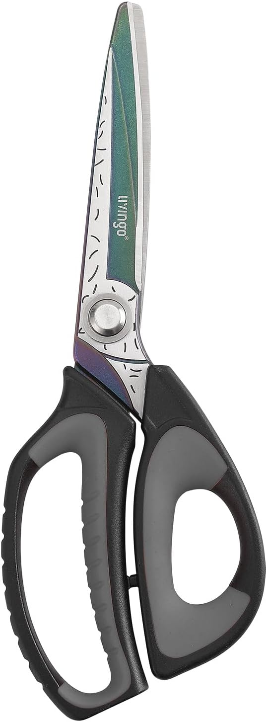 10" Heavy Duty Multipurpose Shears for Shop & Garden (Red/Black)