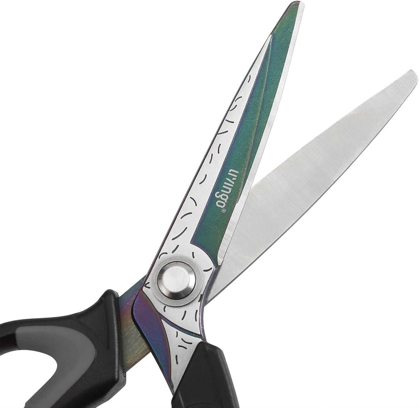 10" Heavy Duty Multipurpose Shears for Shop & Garden (Red/Black)