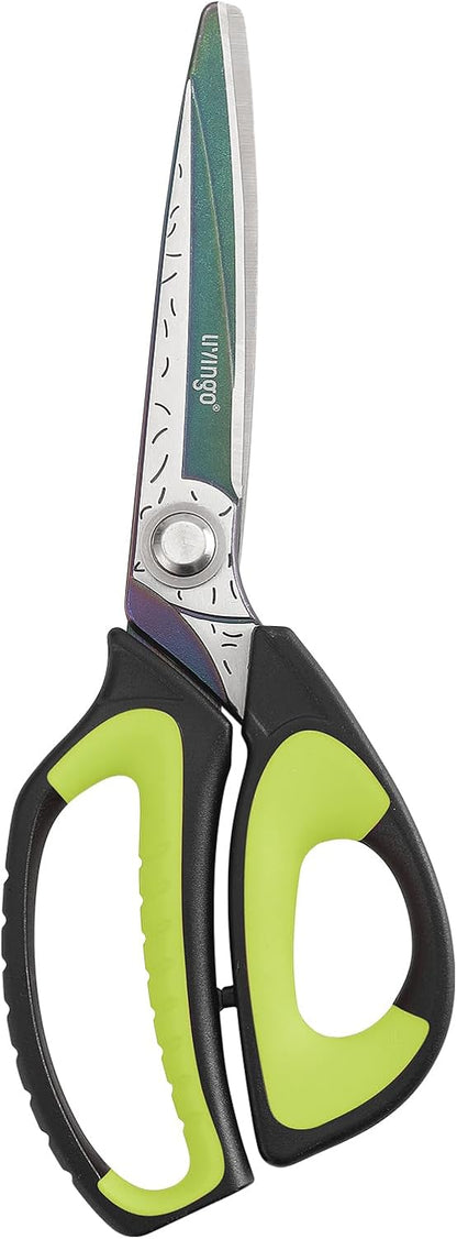 10" Heavy Duty Multipurpose Shears for Shop & Garden (Red/Black)