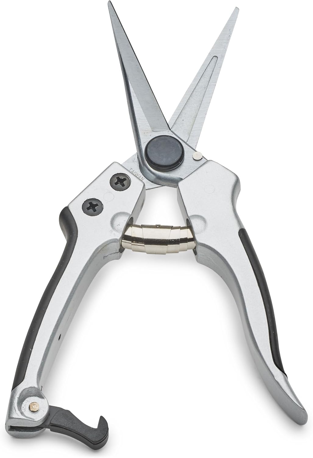 Bypass Pruning Shears for Gardening - 8” Heavy Duty Garden Shears - Spring-Loaded Snap Catch and Ergonomic Grips - Ultra Sharp Rust Resistant Trimming Scissors - Gardening Tools