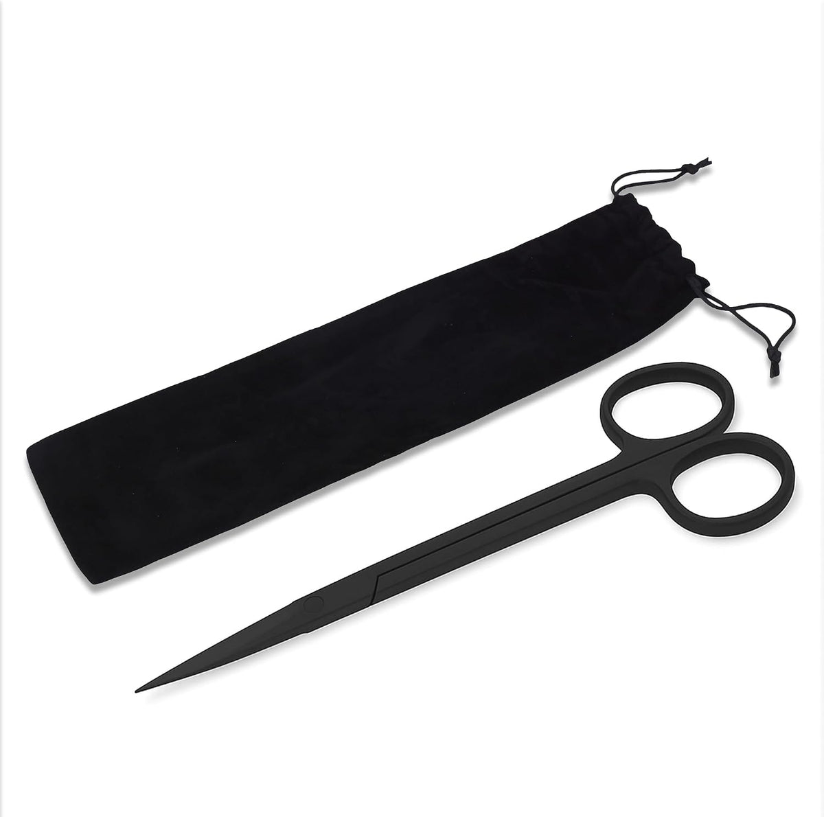 Stainless Steel 12" Curved Aquarium Scissors for Fish Tanks
