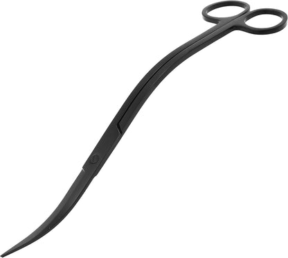 Stainless Steel 12" Curved Aquarium Scissors for Fish Tanks